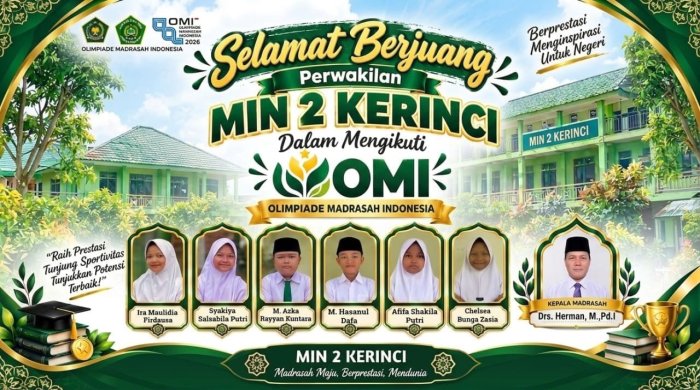 Siswa MIN 2 Kerinci Siap Unjuk Gigi di Olimpiade Madrasah Indonesia Tingkat Kabupaten Tahun 2026