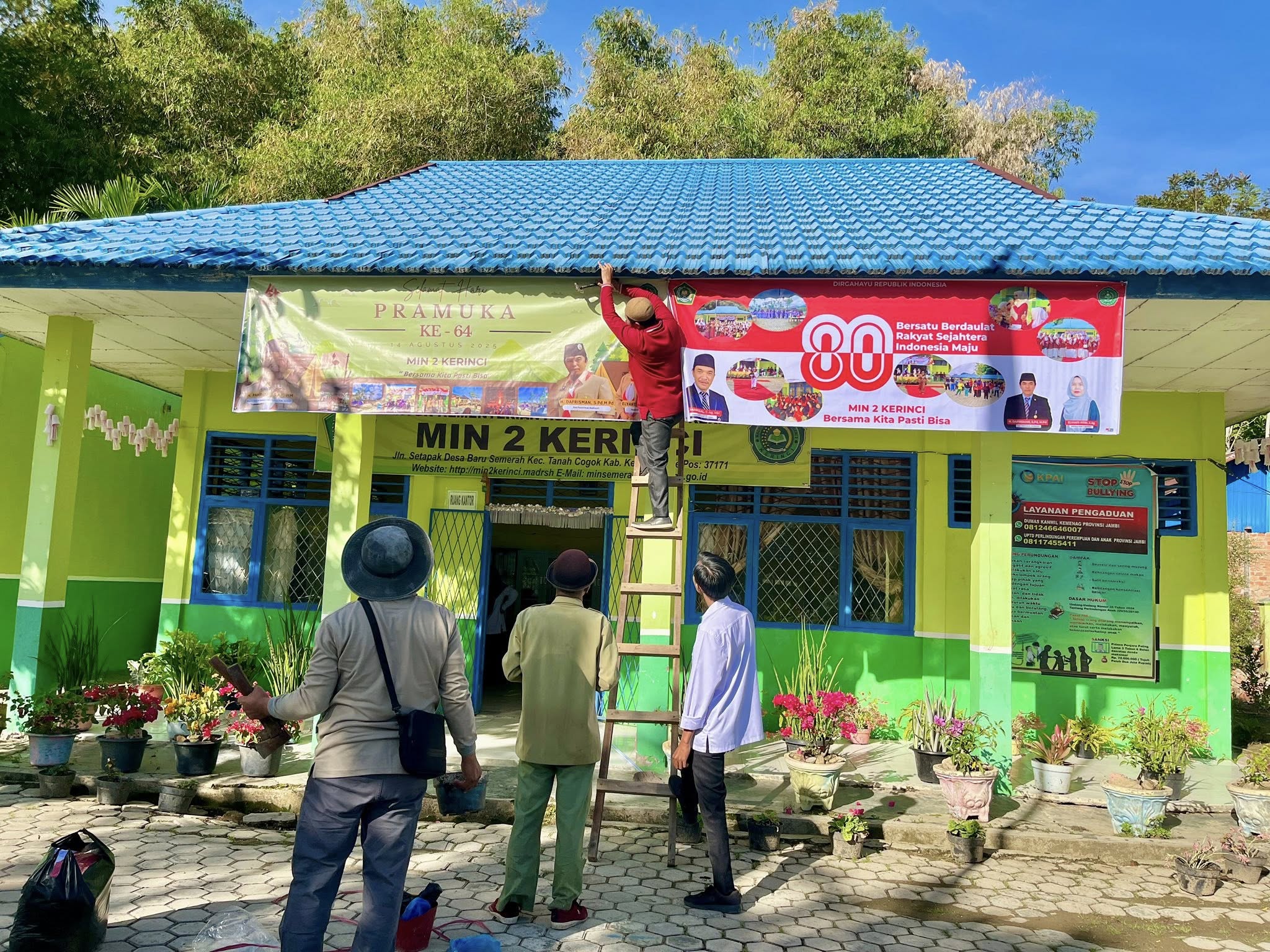 Persiapan 17 agustus MIN 2 Kerinci