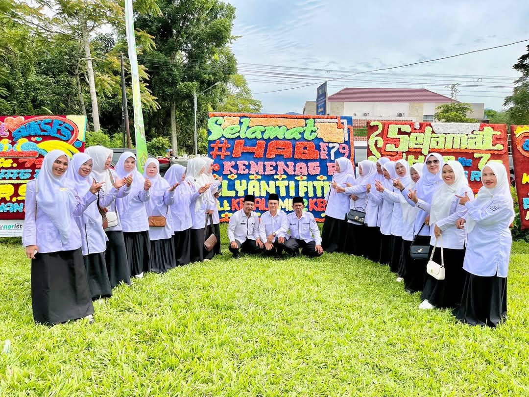 MIN 2 KERINCI MENGIKUTI UPACARA MEMPERINGATI HAB