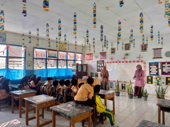 Kunjungan Puskesmas Hiang, Pembinaan Sekolah Sehat di MIN 2 Kerinci Berjalan Lancar