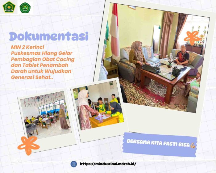 Puskesmas Hiang Gelar Pembagian Obat Cacing dan Tablet Penambah Darah untuk Wujudkan Generasi Sehat