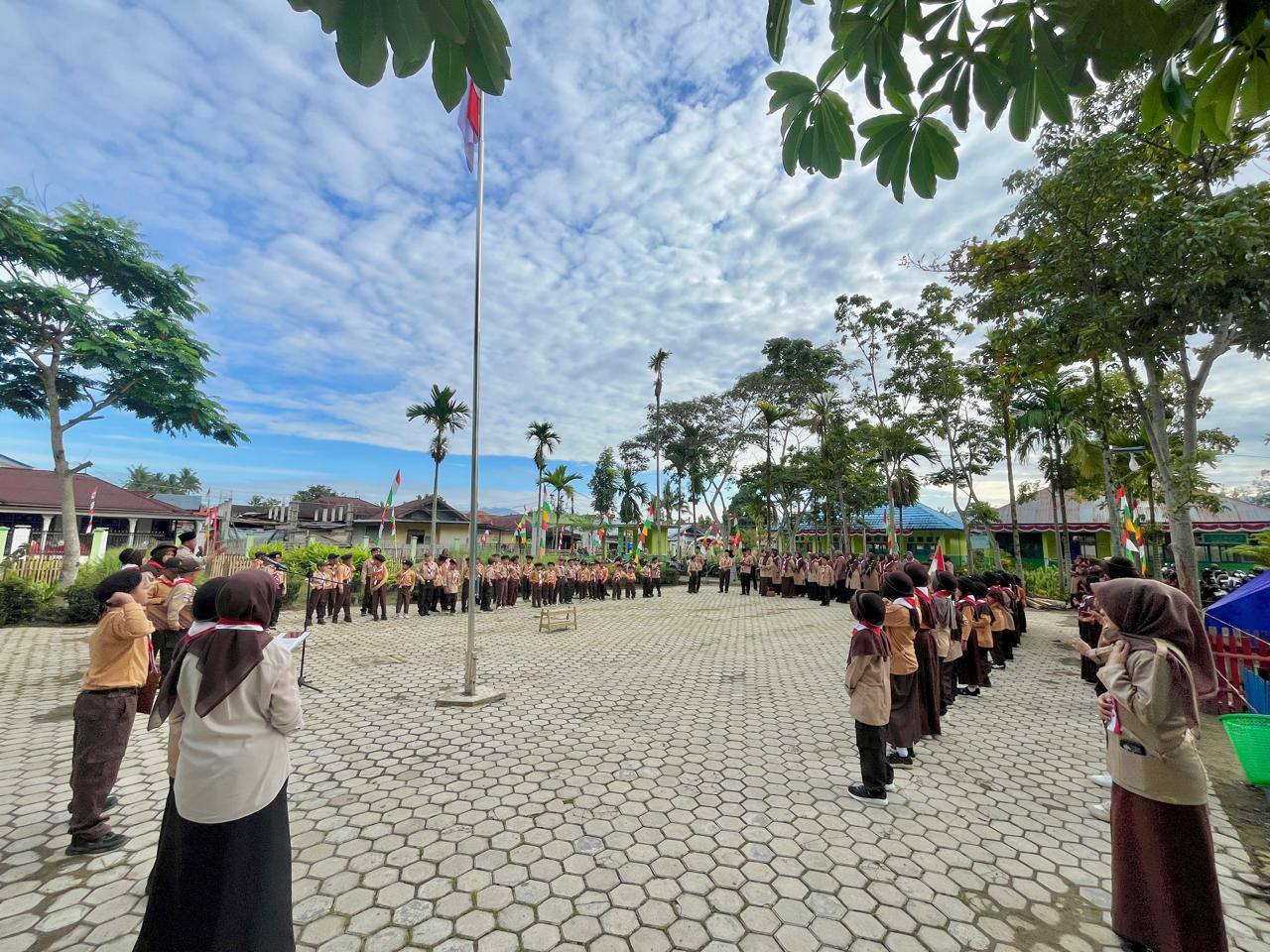 Pelaksanaan Upacara pramuka Ke 64 d Min 2 Kerinci