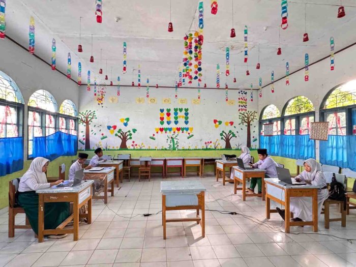 Gladi Tes Kemampuan Akademik di MIN 2 Kerinci Berjalan Lancar